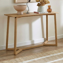 Dietrich Oak Wood Console Table