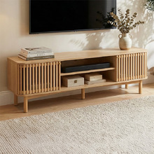 Carrie 2 Door Rubberwood TV Unit