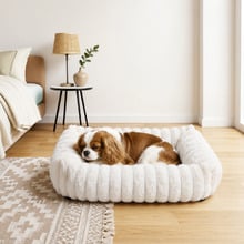 Max Faux Fur Dog Bed