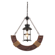 Lita Pine Wood Pendant Light