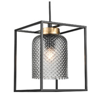 Simmons Iron & Glass Pendant Light
