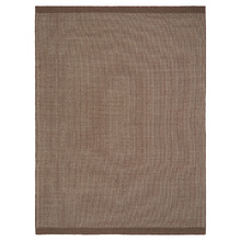 Walnut Bark Flat Weave Wool & Cotton Rug