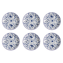 Tokyo Blue Maizuru Round Porcelain Side Plates (Set of 6)