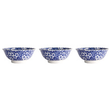Tokyo Blue Sakura 21cm Porcelain Ramen Bowls (Set of 3)