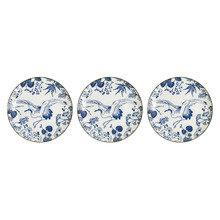 Flora Japonica Crane 25.7cm Porcelain Dinner Plates (Set of 3)