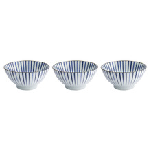 Natsu Tokusa 18cm Porcelain Ramen Bowls (Set of 3)