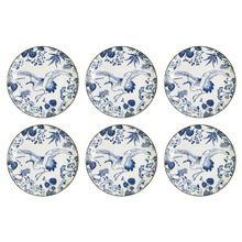 Flora Japonica Crane 16cm Porcelain Side Plates (Set of 6)