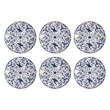 Tokyo Blue Maizuru 25cm Porcelain Dinner Plates (Set of 6)