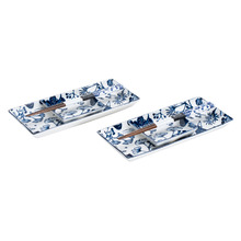 6 Piece Flora Japonica Sushi Plate Set