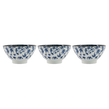 Flora Japonica Gingko 18cm Porcelain Sori Bowls (Set of 3)