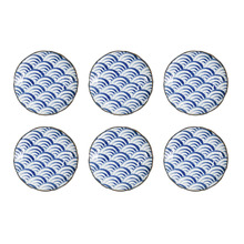 Natsu Nami Porcelain Side Plates (Set of 6)