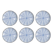 Natsu Tokusa Porcelain Dinner Plates (Set of 6)