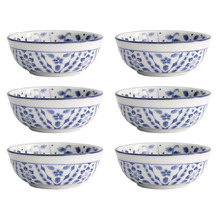 Tokyo Blue Maizuru Porcelain Dipping Bowls (Set of 6)