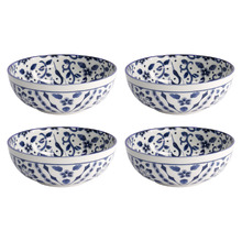 Tokyo Blue Maizuru 20cm Porcelain Ramen Bowls (Set of 4)