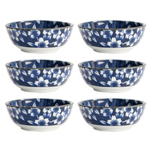 Tokyo Blue Sakura 9cm Porcelain Dipping Bowls (Set of 6)