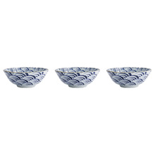 Natsu Nami Porcelain Ramen Bowls (Set of 3)