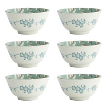 Fujisakura 12cm Porcelain Rice Bowls (Set of 6)