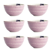 Seafood Blowfish Fugu 13.2cm Porcelain Rice Bowls (Set of 6)
