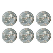 Fujisakura 22cm Porcelain Deep Plates (Set of 6)