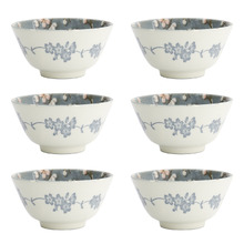 Fujisakura 12cm Porcelain Rice Bowls (Set of 6)