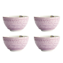 Seafood Blowfish Fugu 16cm Porcelain Bowl (Set of 4)