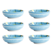 Seafood Crab 9.5cm Porcelain Sauce Dishes (Set of 6)