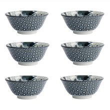 Asakusa Ninja 14.8cm Porcelain Bowls (Set of 6)