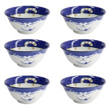 Kawaii Neko Cat 15cm Porcelain Bowls (Set of 6)
