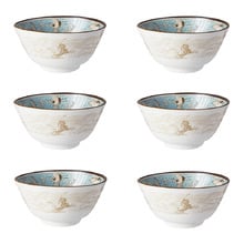 Crane 12cm Porcelain Bowls (Set of 6)