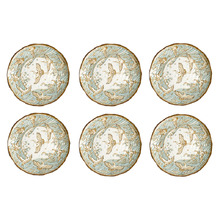 Crane 22cm Porcelain Side Plates (Set of 6)