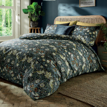 Strawberry Thief Cotton Quilt Cover Set