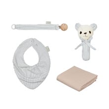 Cam Cam Copenhagen 4 Piece Blue Stripes Baby Essentials Gift Set
