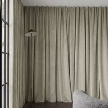 Custom Belmore Blockout S-Fold Single Panel Curtain & Track Set