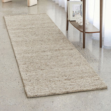 Beige Embrace Hand-Tufted Wool Runner
