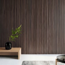 Acoura Space 2700 x 600mm Espresso Oak Acoustic Slat Wall Panel