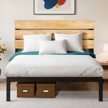 Jaro Rubberwood King Single Bed Frame
