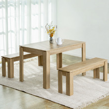 4 Seater Campos Dining Table & Bench Set