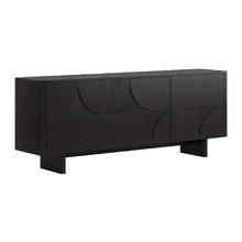 Black Kleon 3 Door Sideboard