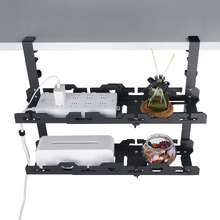 Ripley 2 Tier Steel Under Desk Cable Management