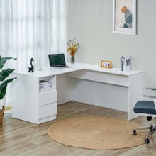 Tamara 2 Drawer Corner Desk