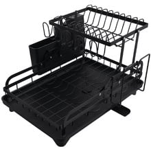 Porcia 2 Tier Foldable Dish Drying Rack