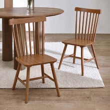 Sylvie Windsor Rubberwood Dining Chairs (Set of 2)