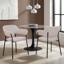 Mikhail Upholstered Dining Chairs (Set of 2)