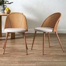 Dana PE Rattan Dining Chairs (Set of 2)