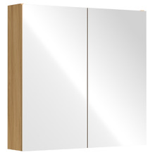 Sofie Light Wood Mirrored Shaving Cabinet