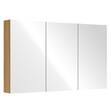 Sofie 1200mm Light Wood Mirrored Shaving Cabinet