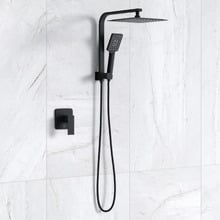 Declan Square Short Twin Shower Mixer Set