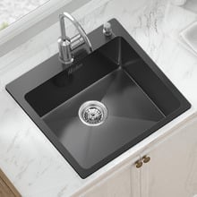 Wingrave 530mm Single Stainless Steel Kitchen Sink