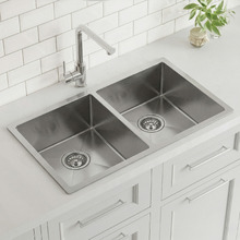 Agnes 770mm Double Stainless Steel Kitchen Sink