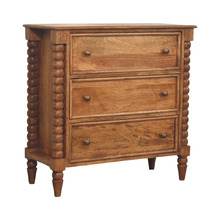 Ember Mango Wood 3 Drawer Chest